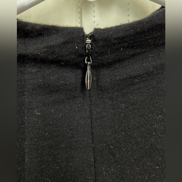 Rebecca Taylor Women's Lightweight Mock Neck Trapeze Top Black - Picture 5 of 8